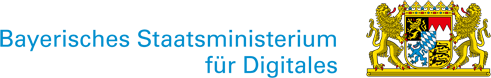 Logo des Bayerischen Staatsministeriums für Digitales (zur Startseite)
