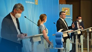 Pressekonferenz nach der Kabinettssitzung (6. Juli 2021) – Bayern